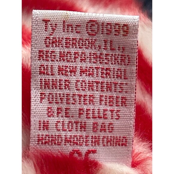 Ty Beanie Babies 1999 Spangle Bear Gibson Righty Donkey Patriotic Plush Bundle - Picture 4 of 10